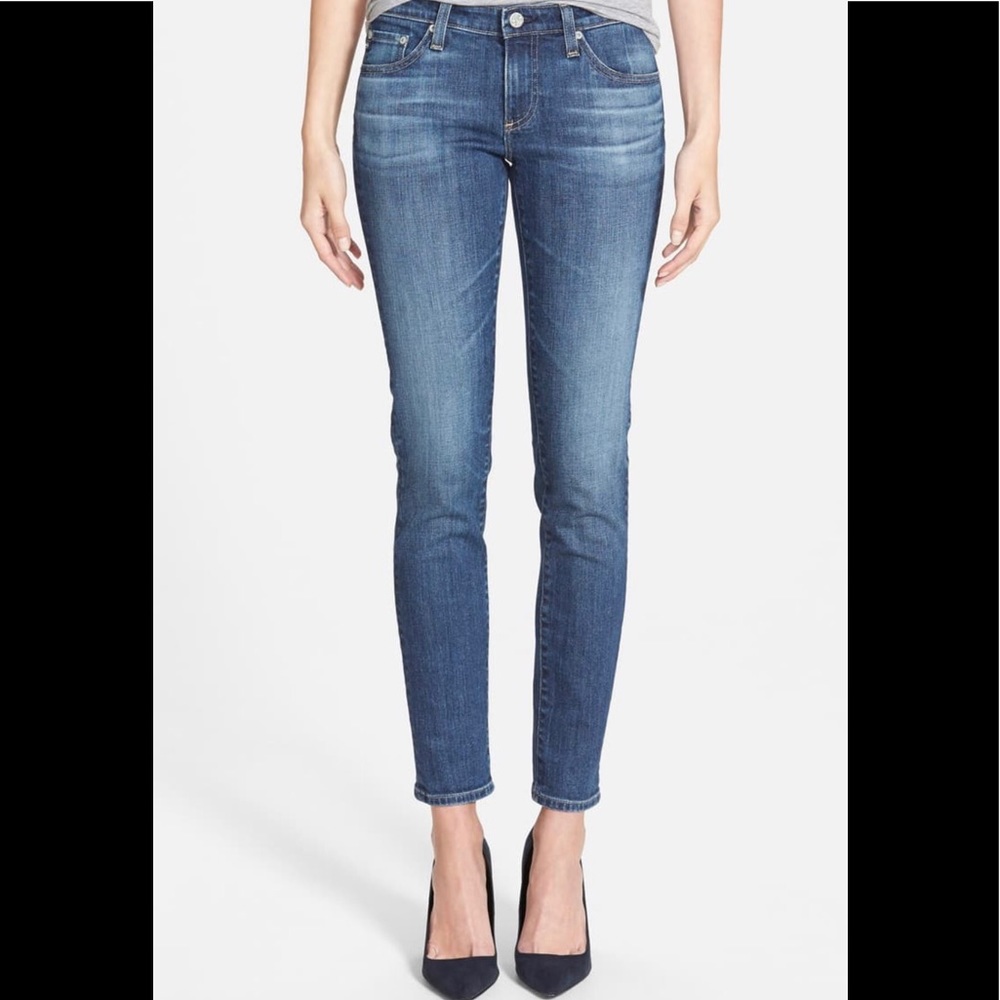 AG The Stilt Cigarette Leg Skinny Jeans SZ 25R